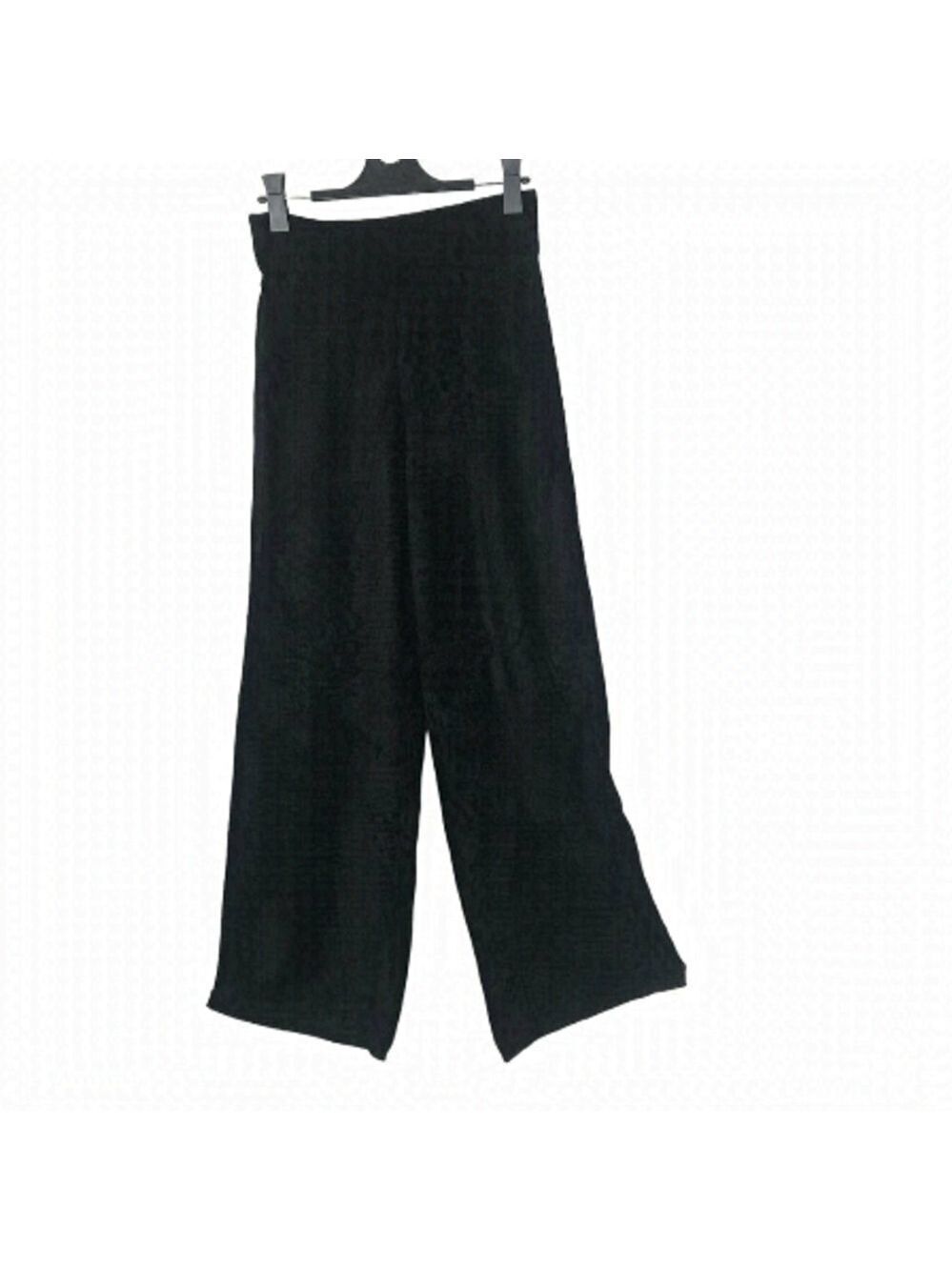 ARITZIA The Group By Babaton  Black Wide Leg Elastic Waist Pull On Pants Size S